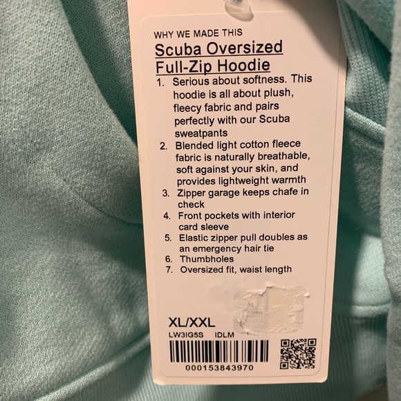 lululemon Brand New Scuba Oversized Full-Zip Hoodie - Picture 2 of 4